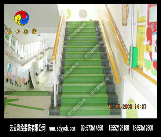 幼儿园楼梯整体止滑板地垫